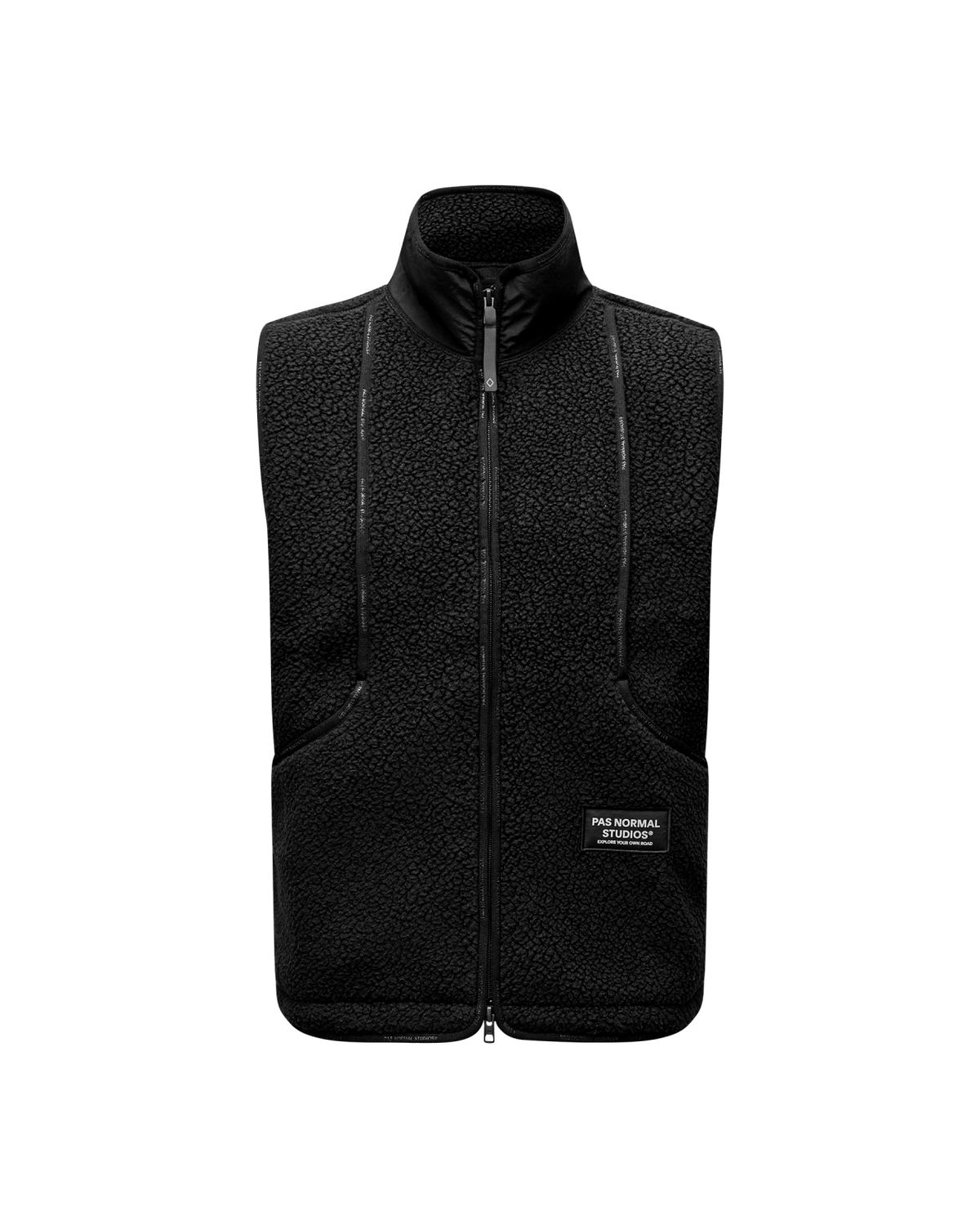 Pas Normal Studios - Off-Race Pile Fleece Vest - Black