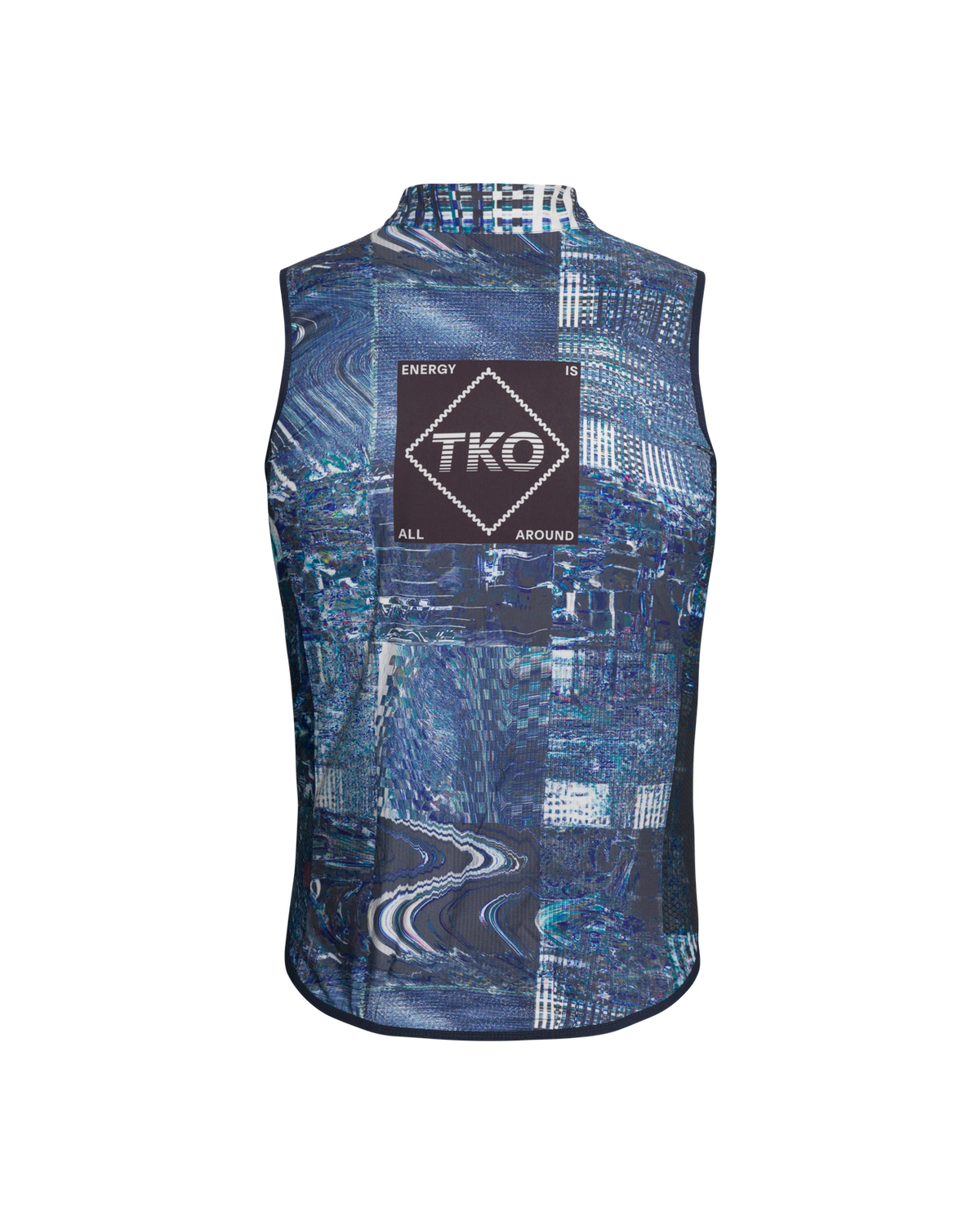Pas Normal Studios - TKO Stow Away Gilet - Human Error Blue
