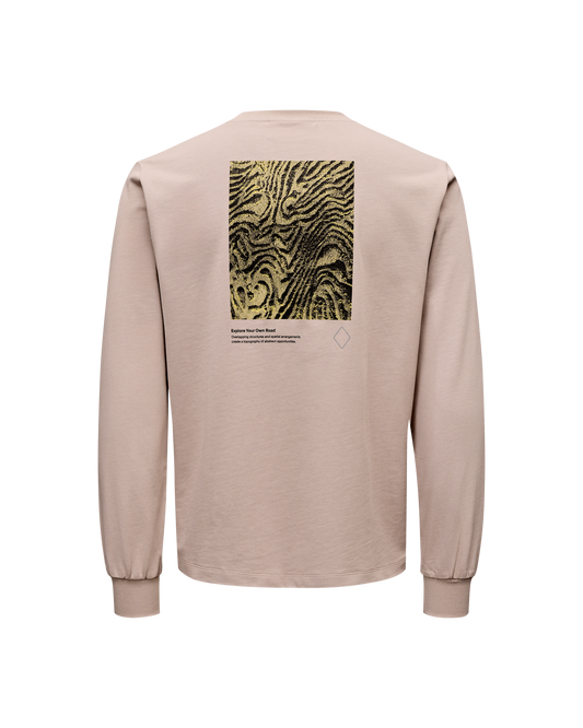Pas Normal Studios - Off-Race Long Sleeve Graphic T-Shirt - Haze