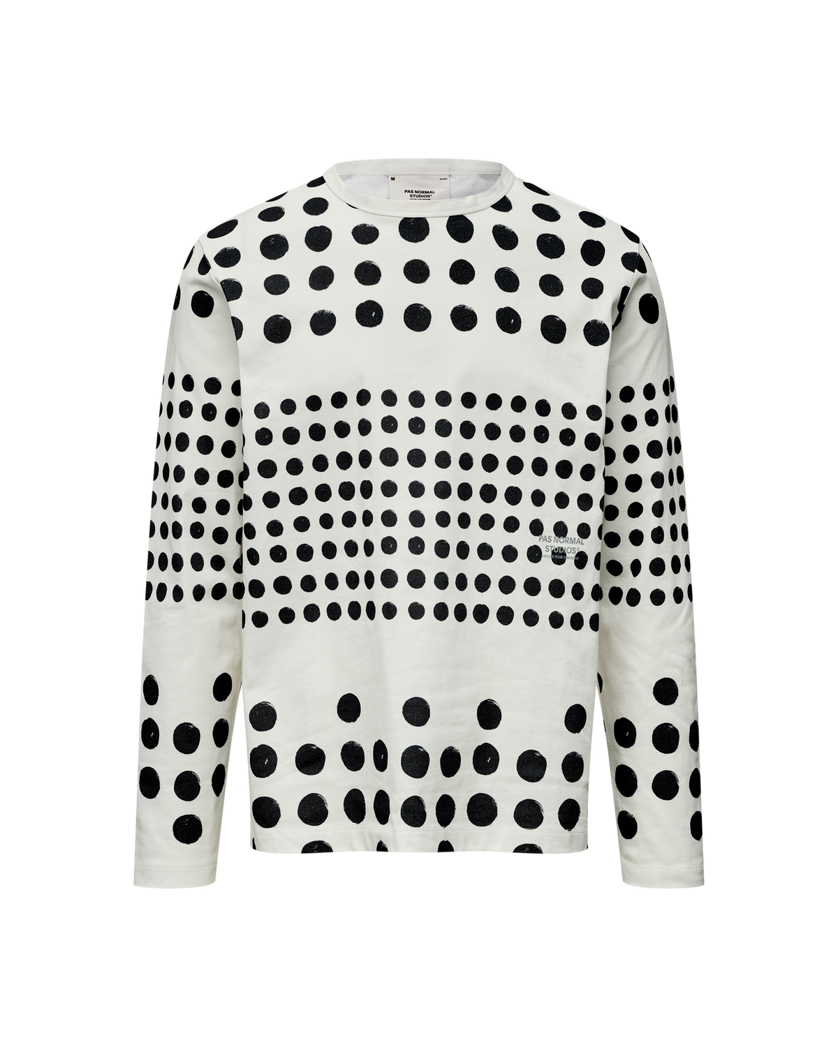 Pas Normal Studios - Off-Race Graphic Long Sleeve T-Shirt - Off White