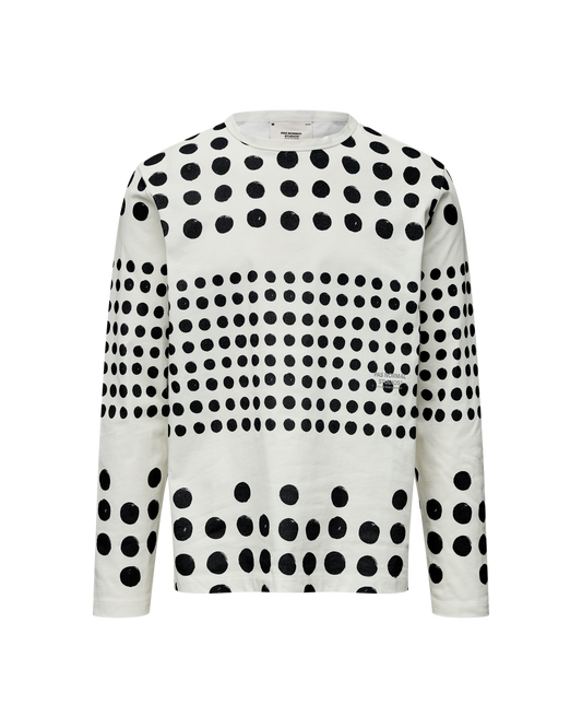 Pas Normal Studios - Off-Race Graphic Long Sleeve T-Shirt - Off White