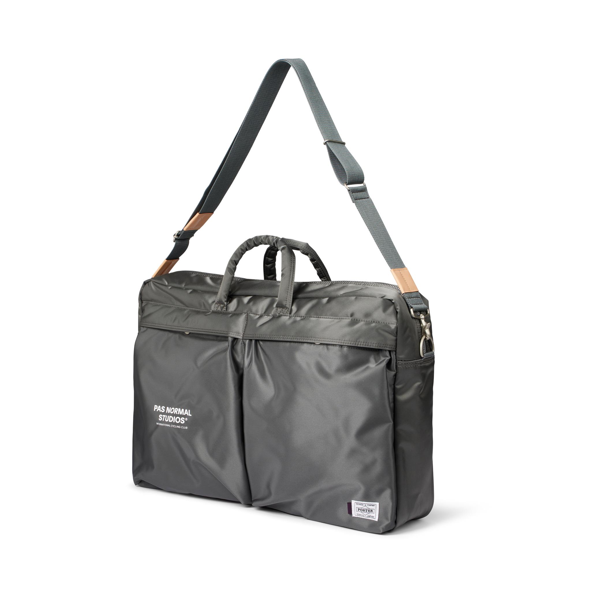 PORTER AS NORMAL STUDIOS ケース Pas Normal Studios x Porter 2-Way Briefcase - Grey – Orphan Street