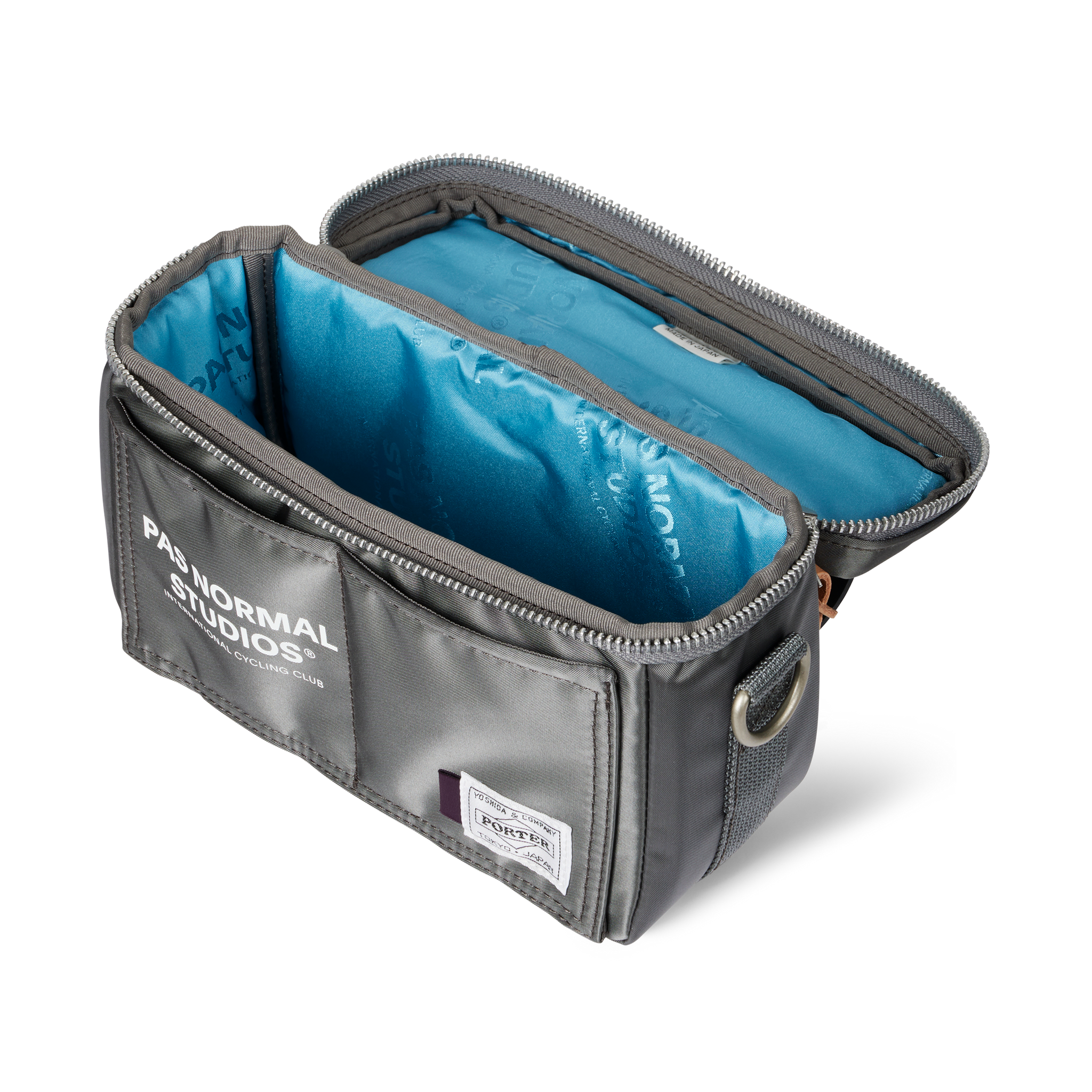 PAS NORMAL STUDIOSxPORTER ハンドルバー バッグ 日本製 Pas Normal Studios x Porter Handlebar Bag - Grey – Orphan
