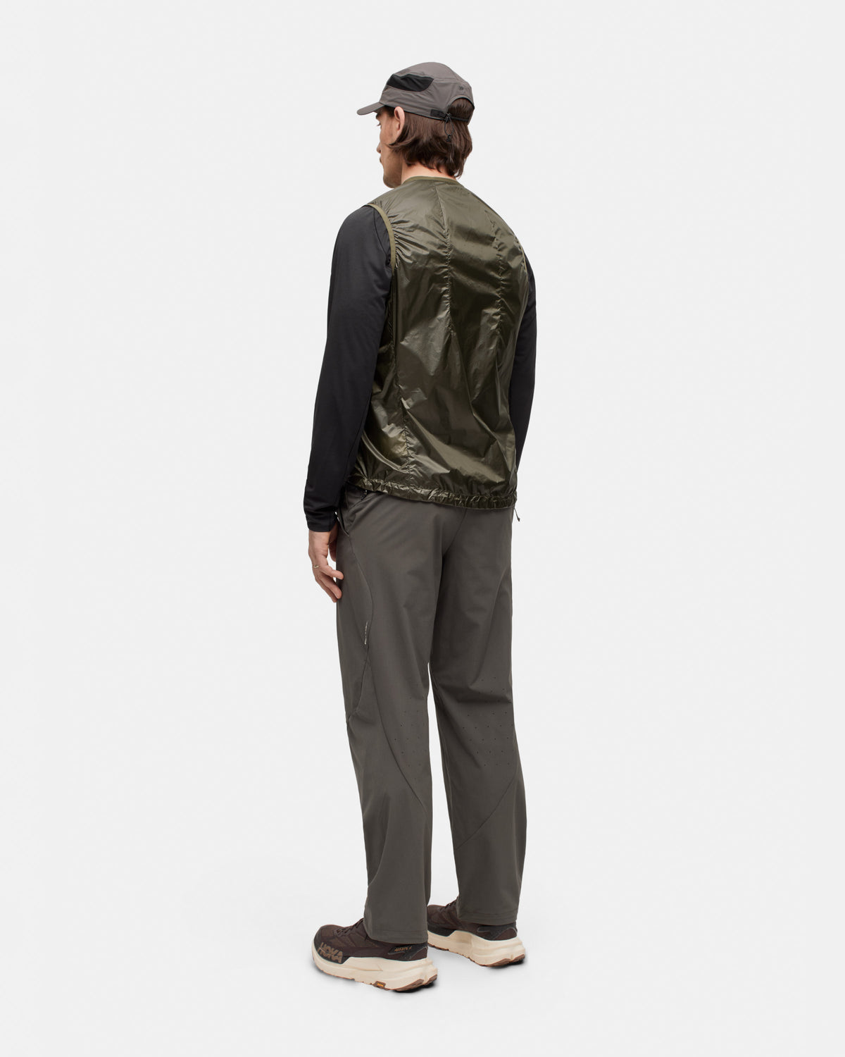 Portal - Code Wind Vest - Dark Olive