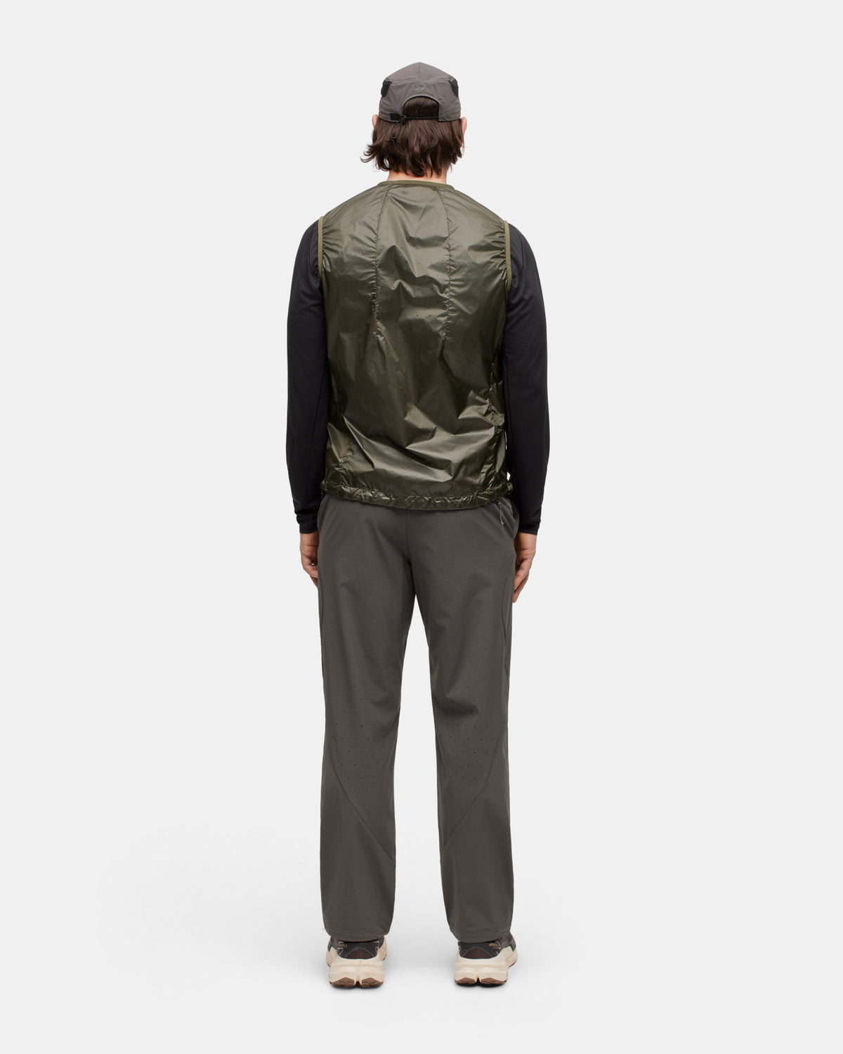 Portal - Code Wind Vest - Dark Olive