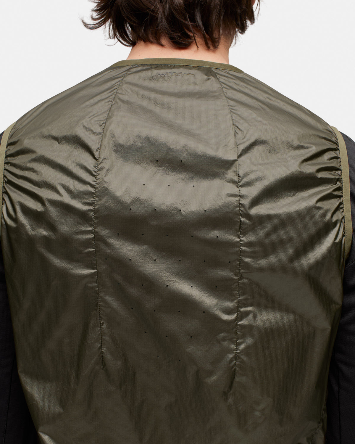 Portal - Code Wind Vest - Dark Olive