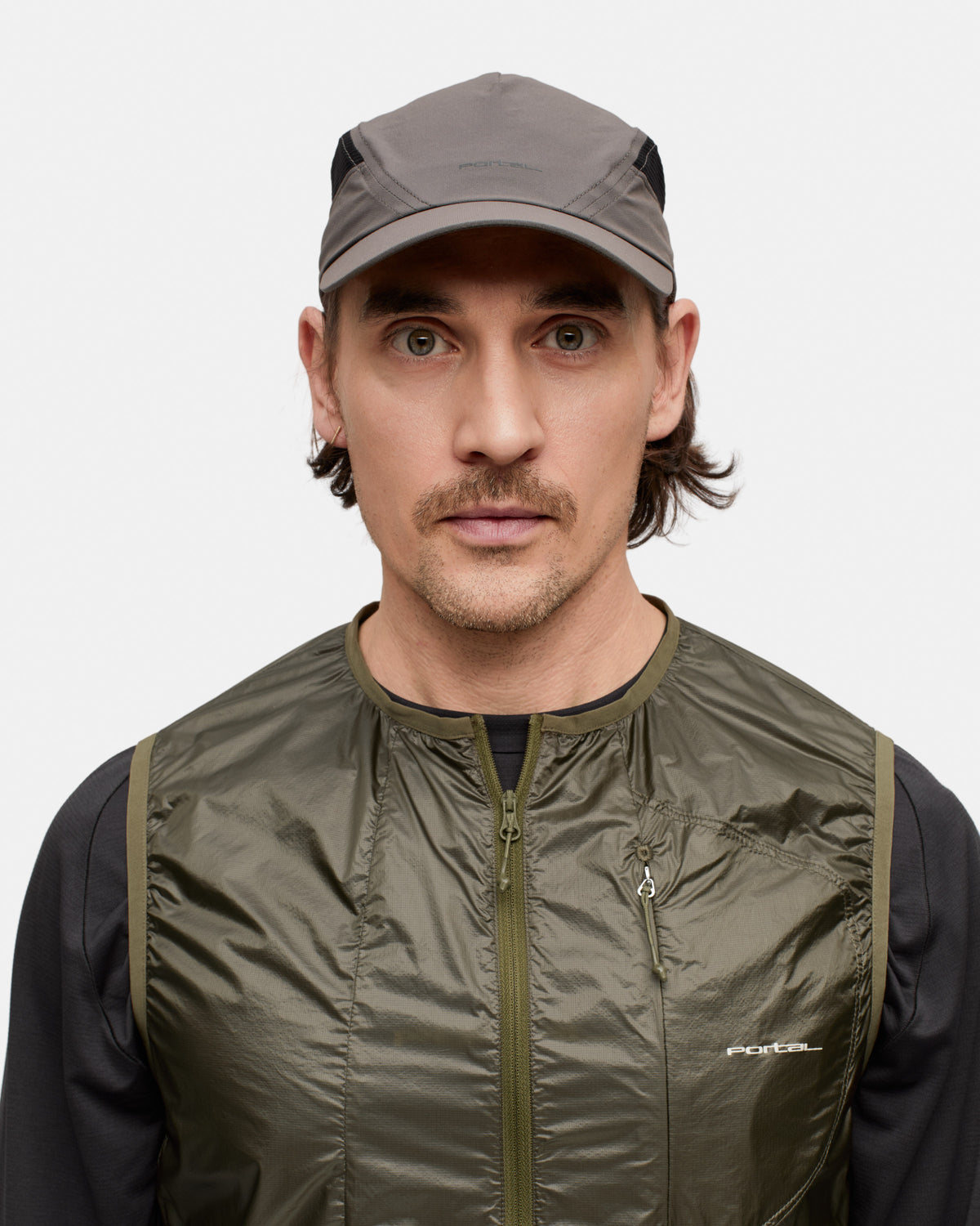 Portal - Code Wind Vest - Dark Olive