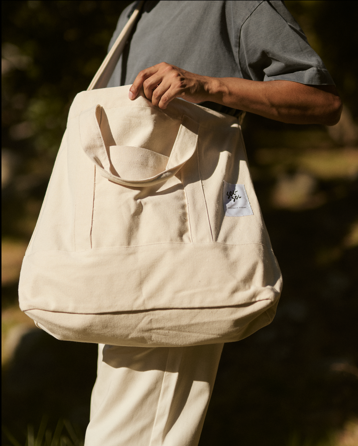 SOL-SOL - Canvas Utility Tote