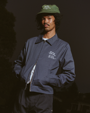 Load image into Gallery viewer, Sol Sol - Coach Jacket - Navy/White
