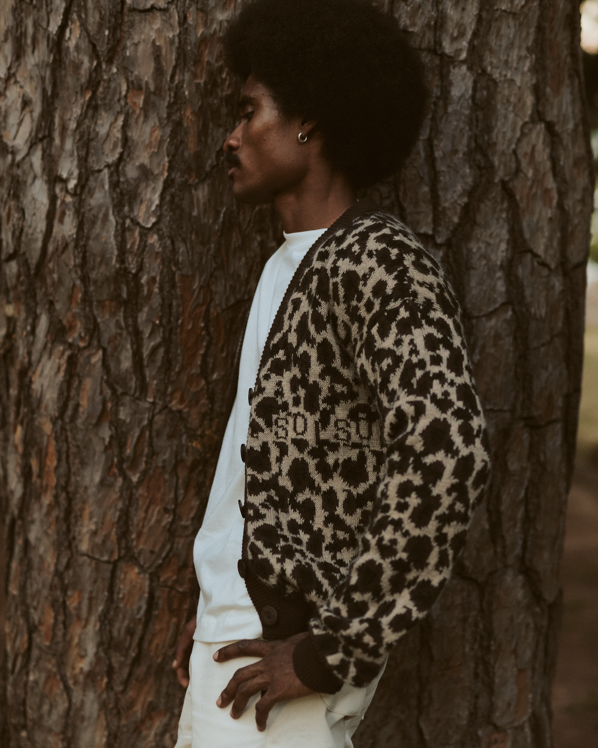 SOL-SOL - Leopard Print Cardigan