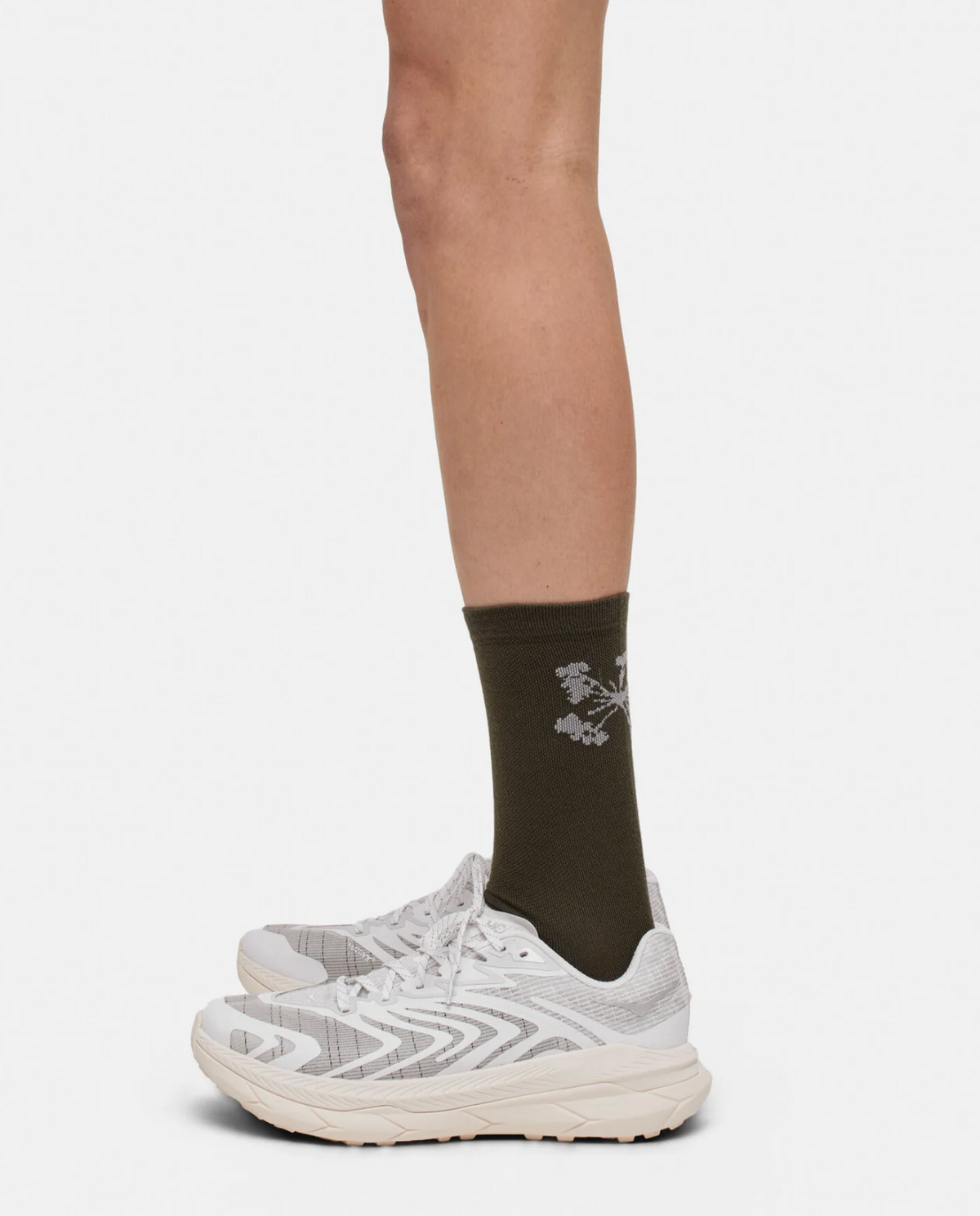 Portal - Pattern Active Sock - Dusky Green