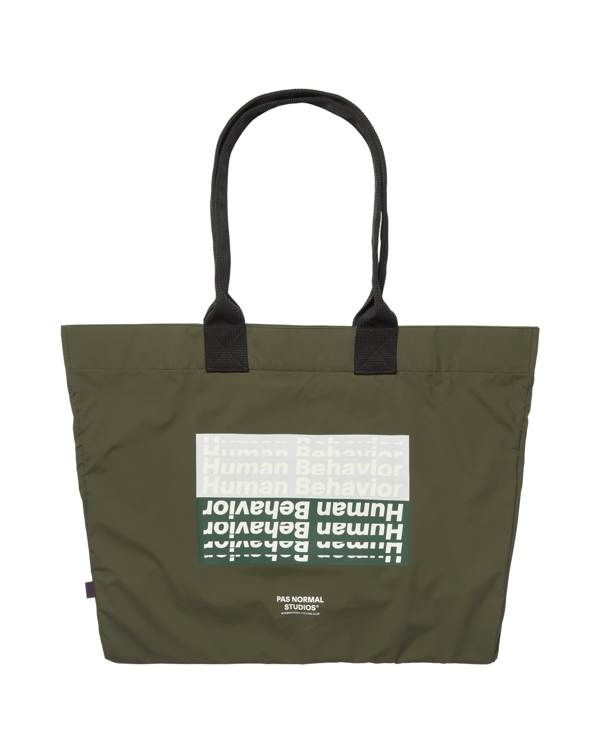 Pas Normal Studios - TKO Off-Race Shield Tote Bag - Olive