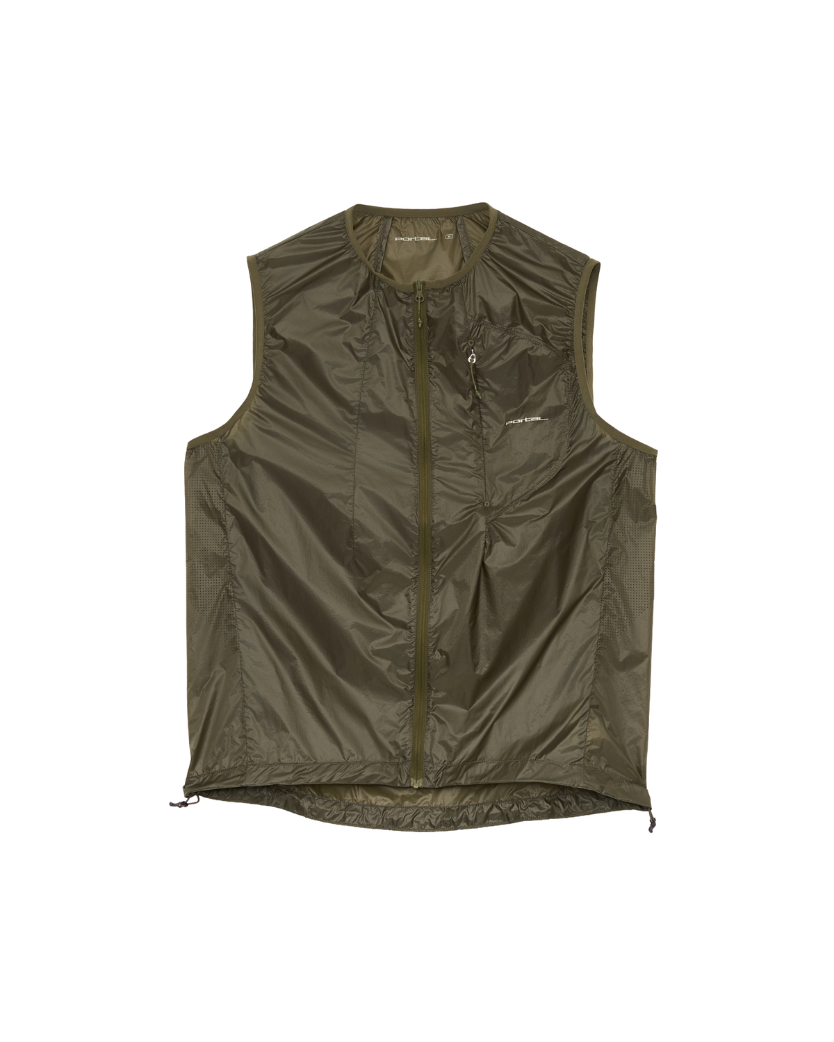 Portal - Code Wind Vest - Dark Olive