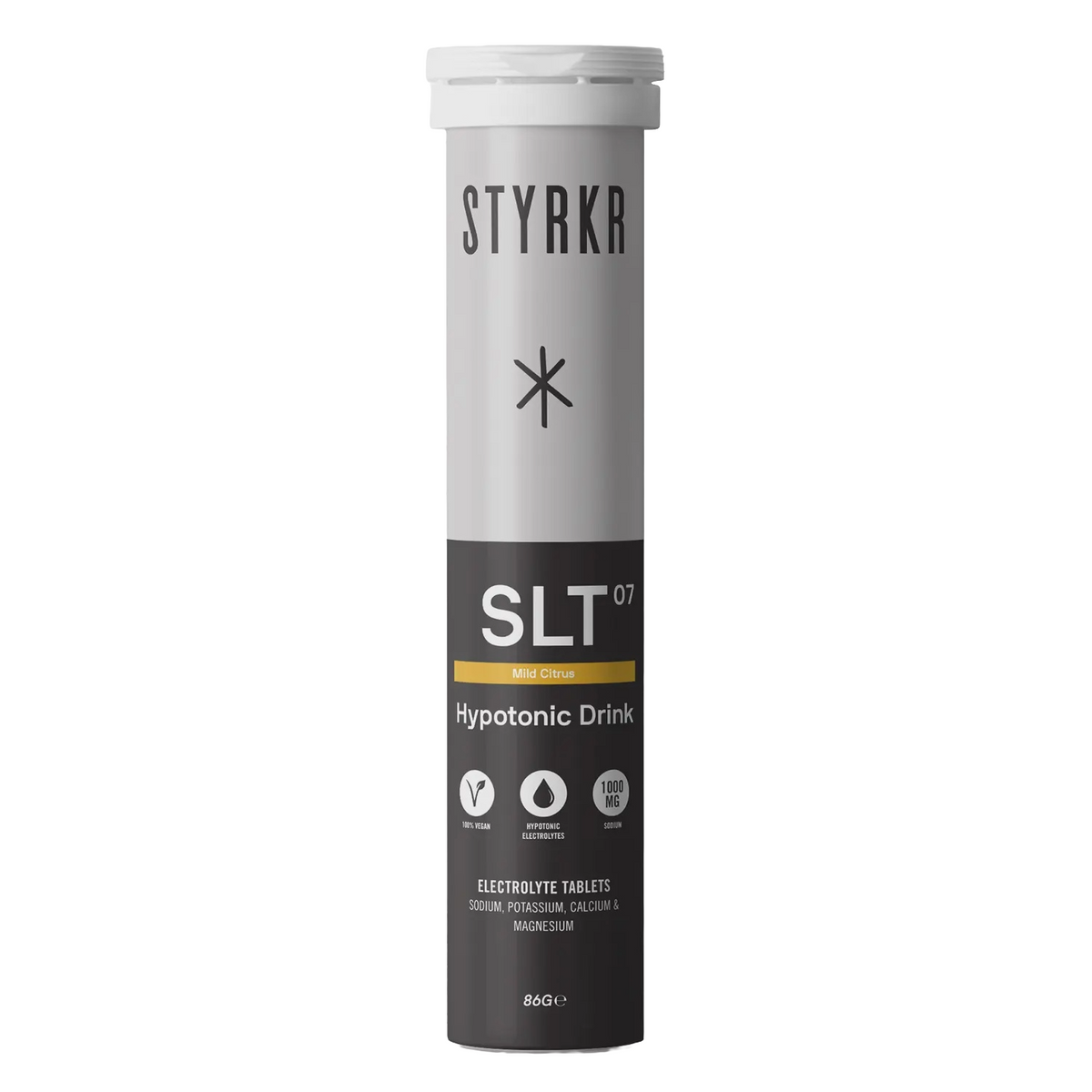 STYRKR - SLT07 Hydration Electrolytes Tablets Mild Citrus 1000mg