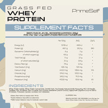 Load image into Gallery viewer, Prime Self - Grass-Fed Whey Protein - Vanilla Bean
