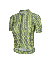 Load image into Gallery viewer, Pas Normal Studios - Women&#39;s Solitude Jersey - Dark Moss/Lime Green
