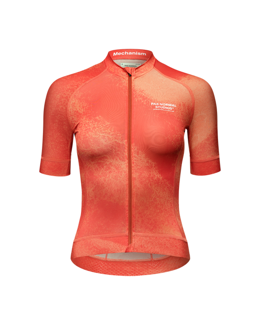Pas Normal Studios - Women's Mechanism Jersey - AOP Hibiscus Orange