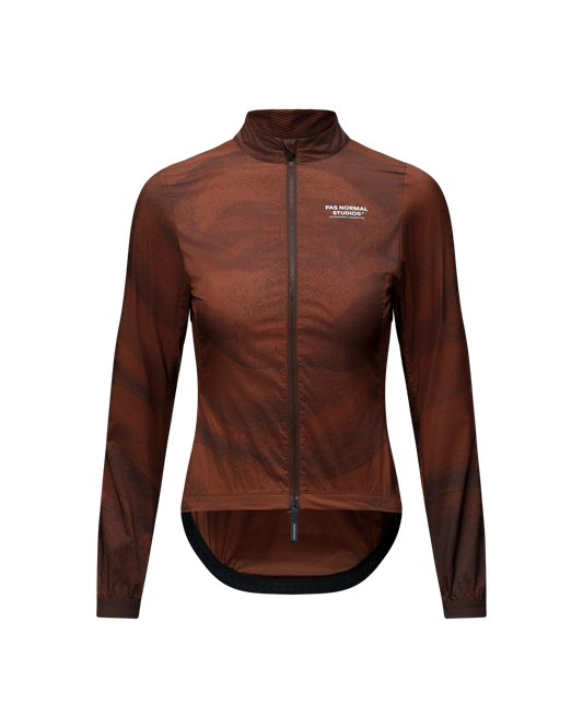 Pas Normal Studios - Women's Stow Away Jacket - AOP Light Brown