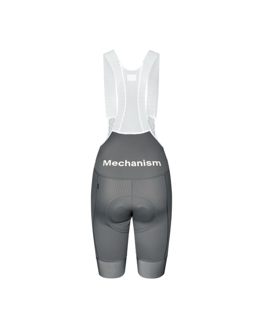 Pas Normal Studios - Women's Mechanism Logo Bibs - Medium Grey