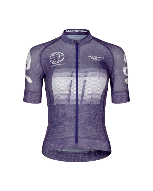 Pas Normal Studios - Women's Mechanism Logo Jersey - RTN Dark Purple