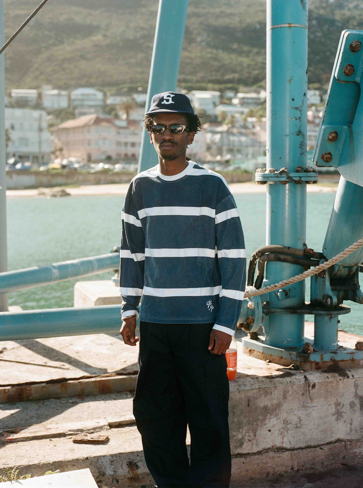 SOL-SOL - Long Sleeve Stripe T-Shirt - Navy