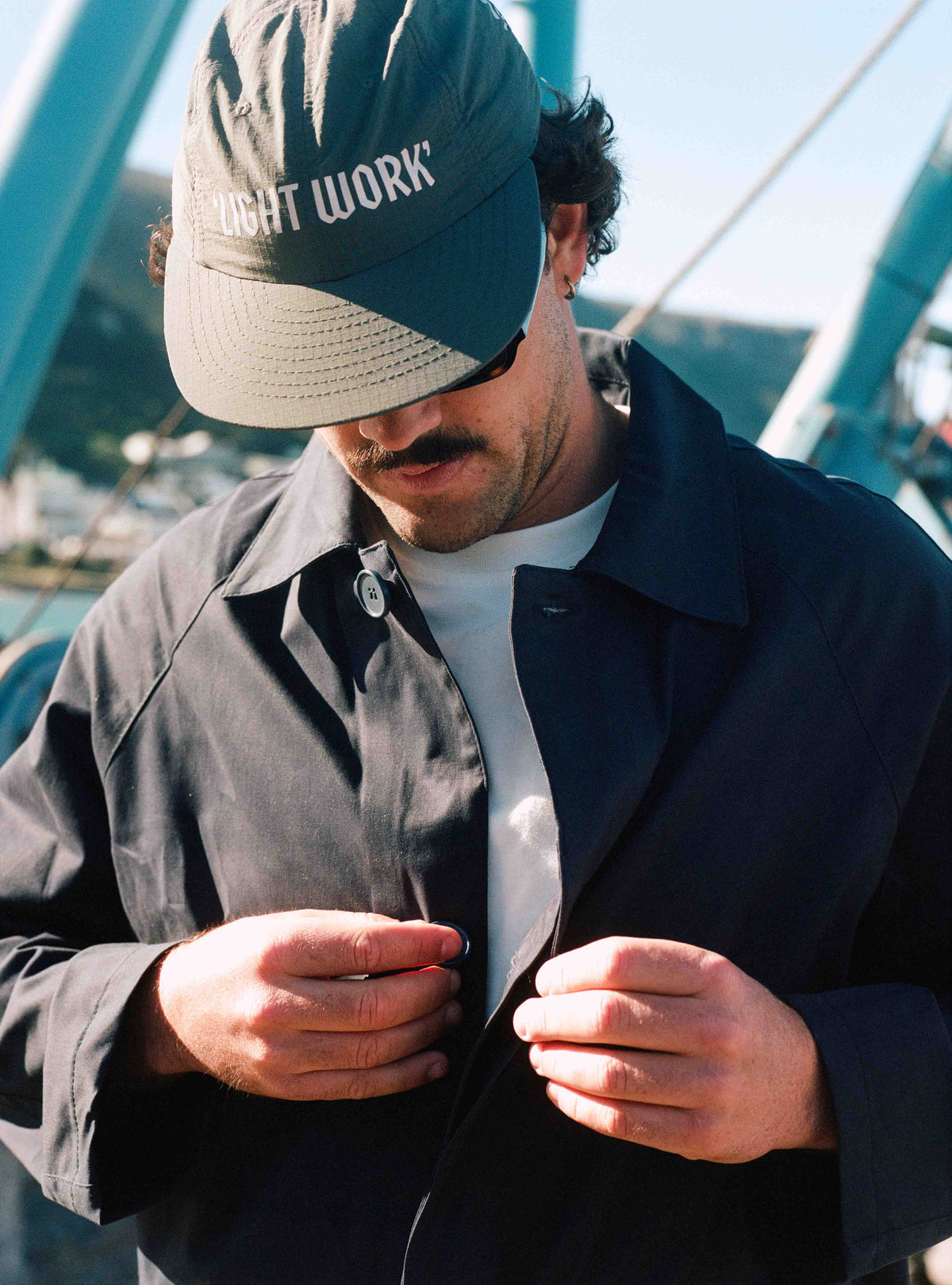 SOL-SOL - 'Light Work' Cap - Light Olive