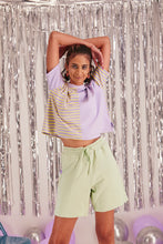 Load image into Gallery viewer, Maylee - Crop Block Tee
