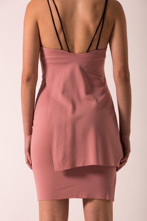 Maylee - Pink Fitted Slip Dress