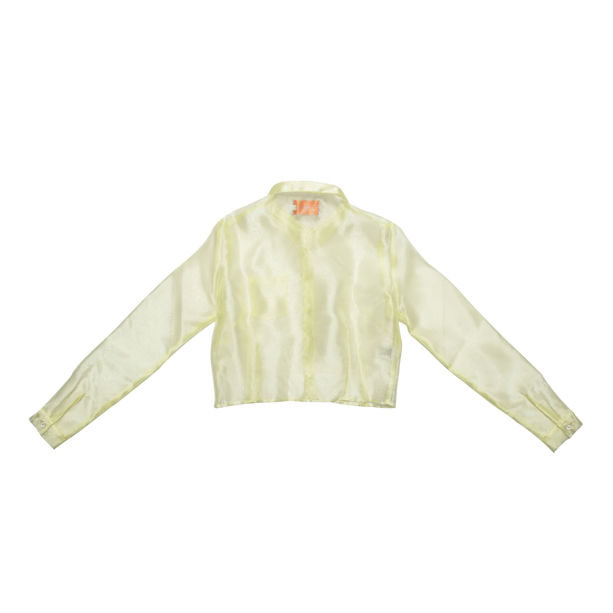 Maylee - Organza Shirt, Yellow