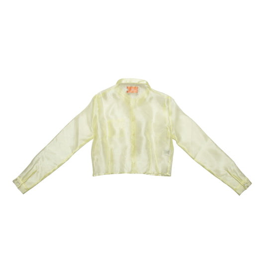 Maylee - Organza Shirt, Yellow