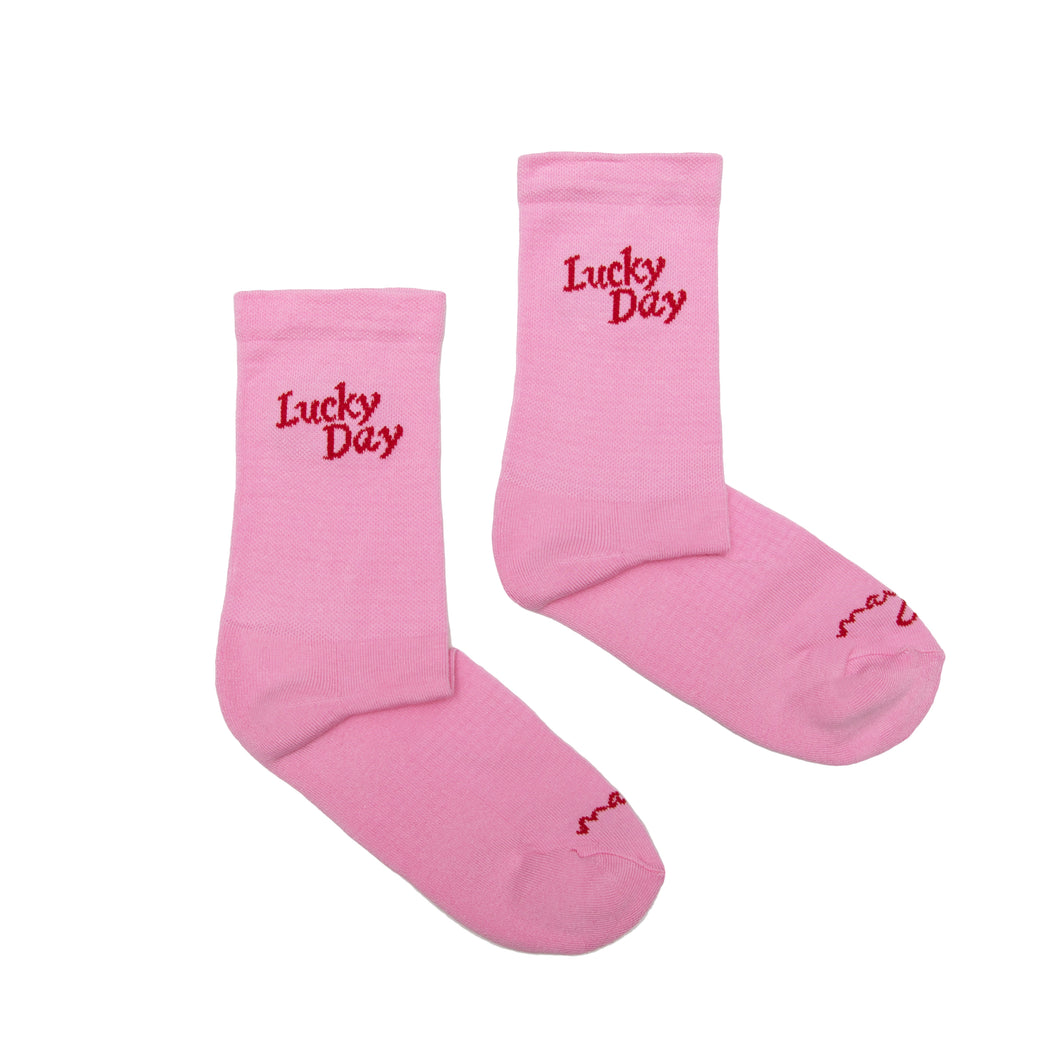 NEW! Lucky Day Socks- Pink