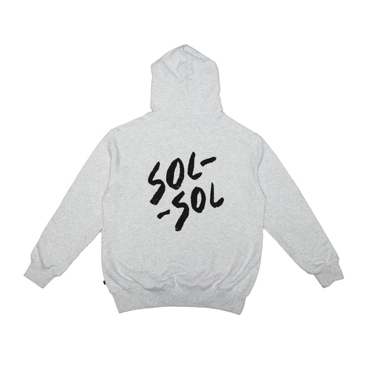 SOL SOL - Classic Logo Hoodie - Light Grey