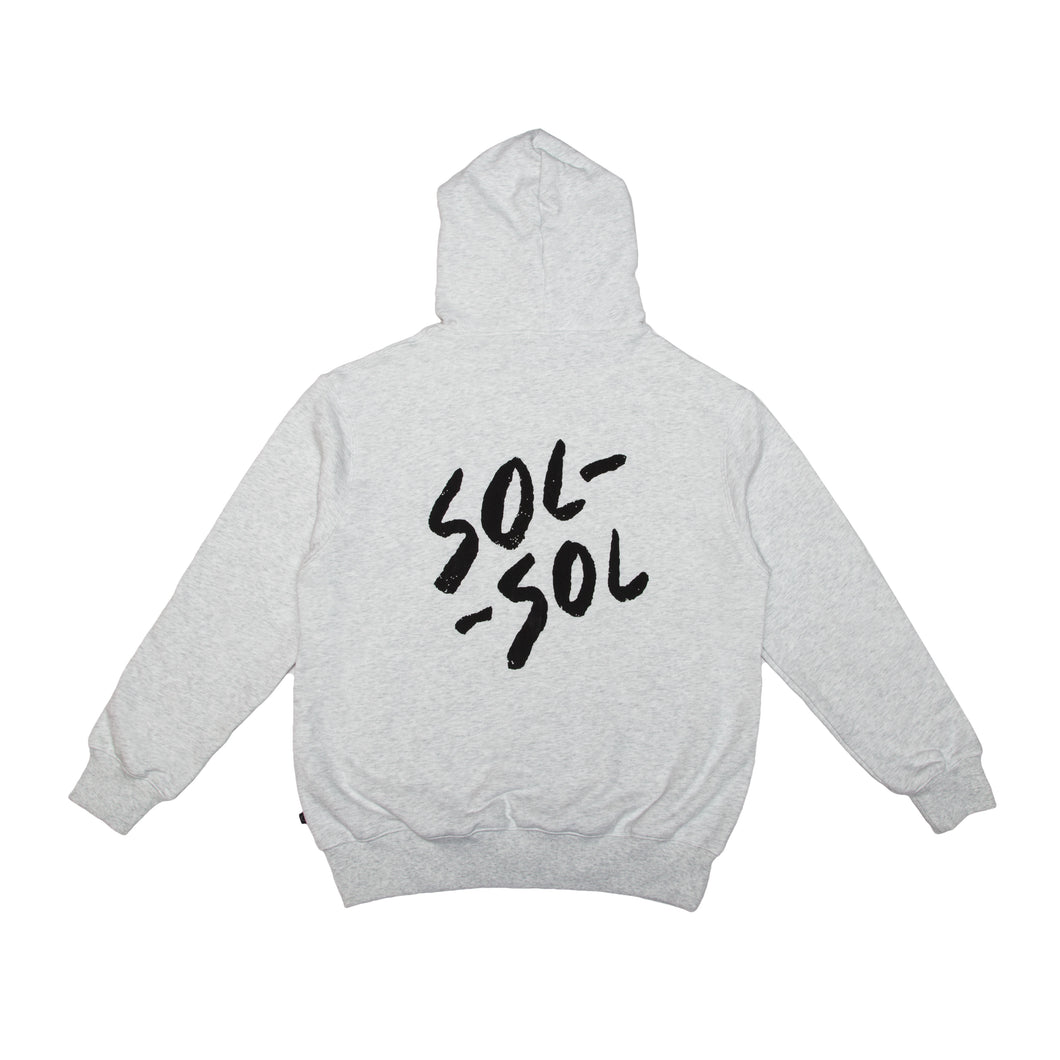 SOL SOL - Classic Logo Hoodie - Light Grey