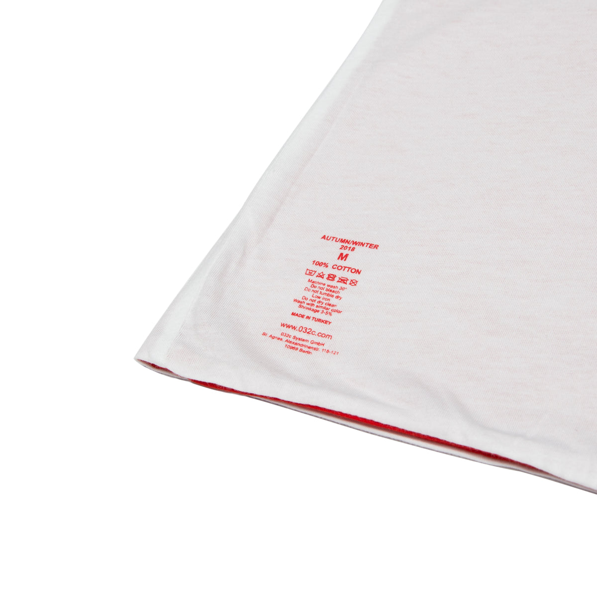 032c - Cosmic Workshop Reversible Red Tee