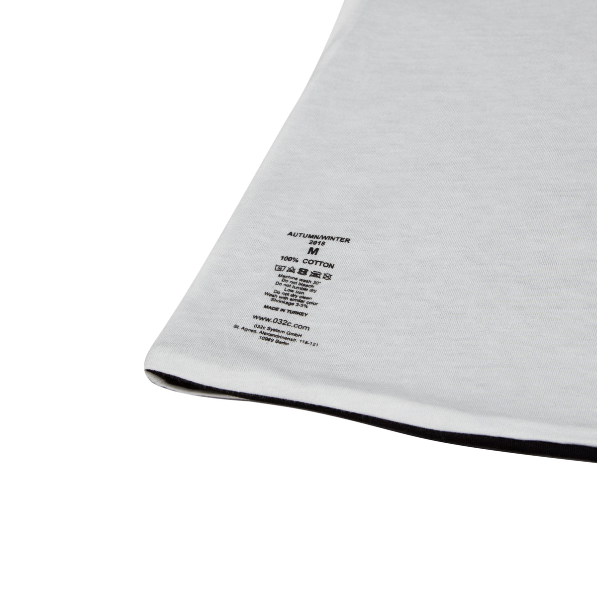032c - Cosmic Workshop Reversible Black Tee