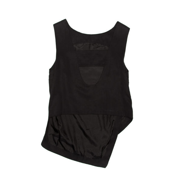 Maylee - Black Constructed Vest
