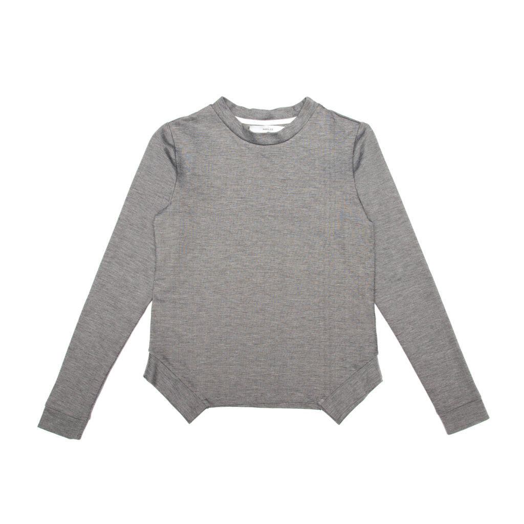 Maylee - Grey Angle Long Sleeve