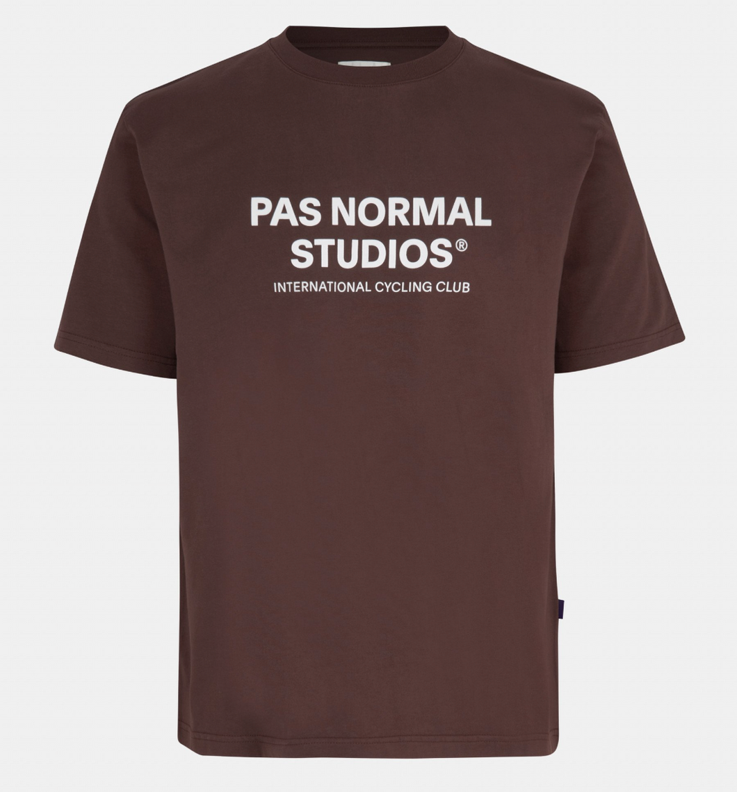 Pas Normal Studios - Off-Race T-Shirt - Deep Brown