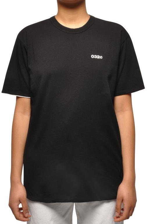 032c - Cosmic Workshop Reversible Black Tee